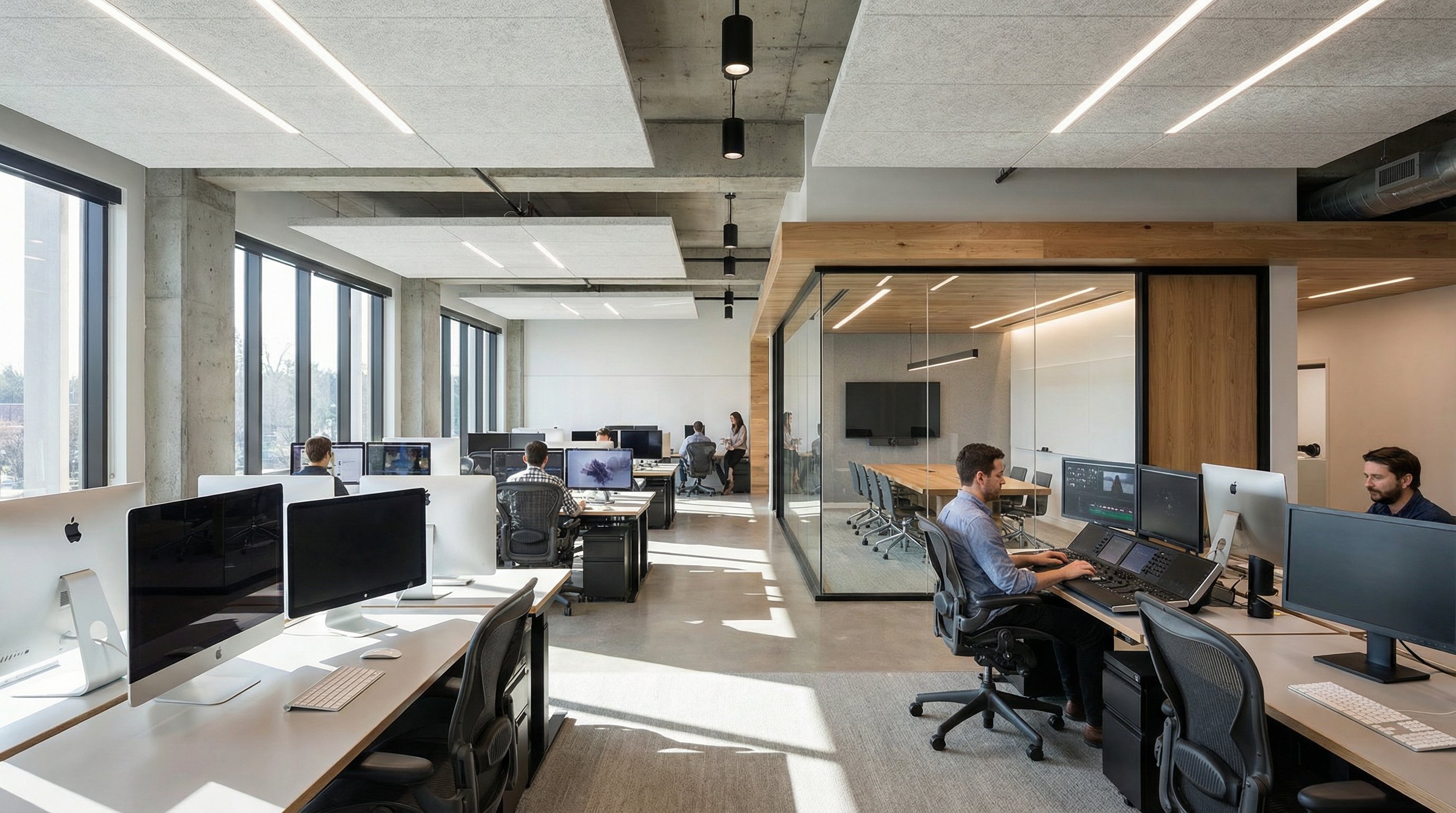 星空传媒公司办公室